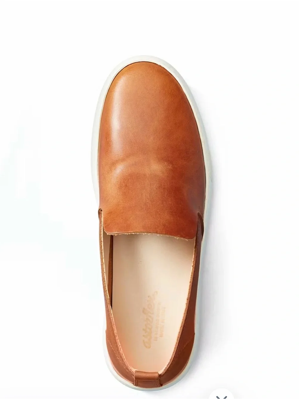 Huckberry Astorflex Wakeflex Patnoflex Casual Tan Leather Slip On Shoe Size 42 9